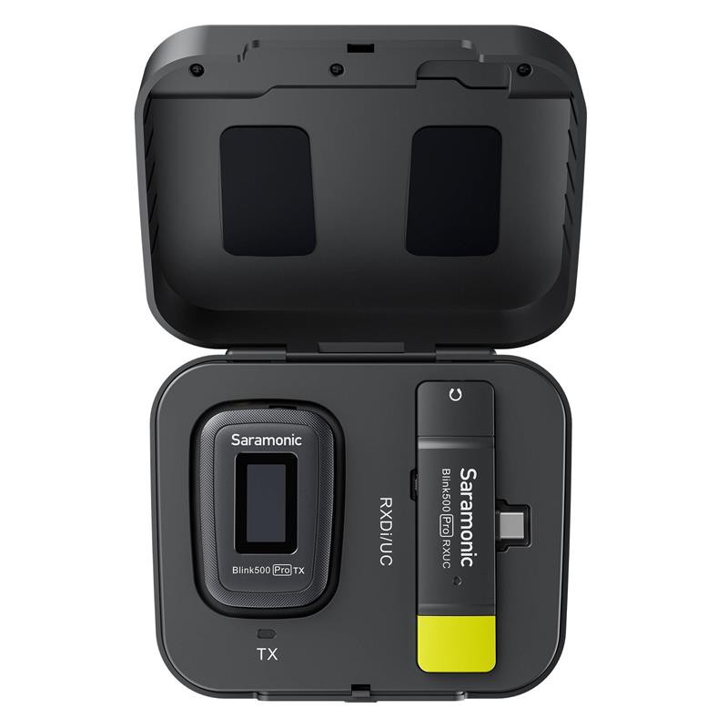 Micro Thu Âm Không Dây Saramonic Blink 500 Pro B5 USB Type C (TX + RX) 1 Phát + 1 Thu - Chính hãng