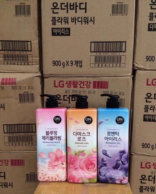 Sữa tắm on the body Hàn mẫu mới nhất