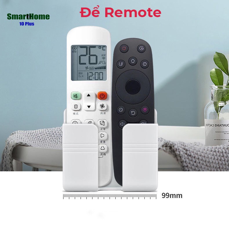 Giá đỡ điện thoại dán tường, Khay để điện thoại khi sạc, Đựng Remote (Có Sẵn Miếng Dán) | BigBuy360 - bigbuy360.vn