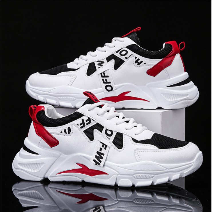 Giày nam đẹp, giày nam Sneaker thể thao phối chữ siêu HOT SP - 330
