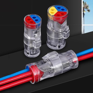 1 Đầu Nối Dây Cáp 1 Trong 1 2 Ra 0.08-2.5mm2 / 28-14AWG