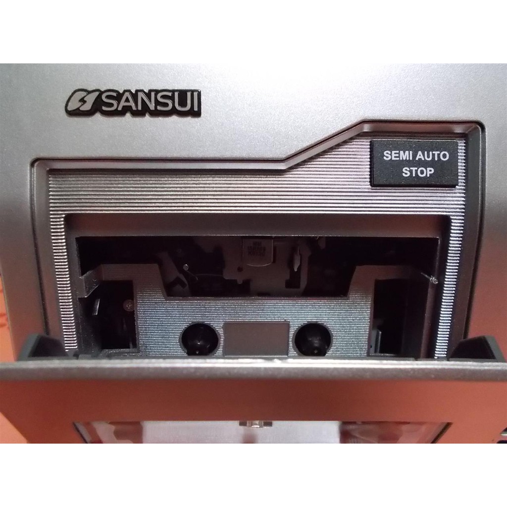 Đài Radio Cassette SANSUI S SCR-3 Màu Bạc Sang Trọng Hiện Đại