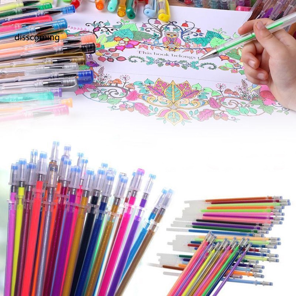 Set 12/24/36/48 ruột bút mực gel dùng để vẽ/làm đồ thủ công
