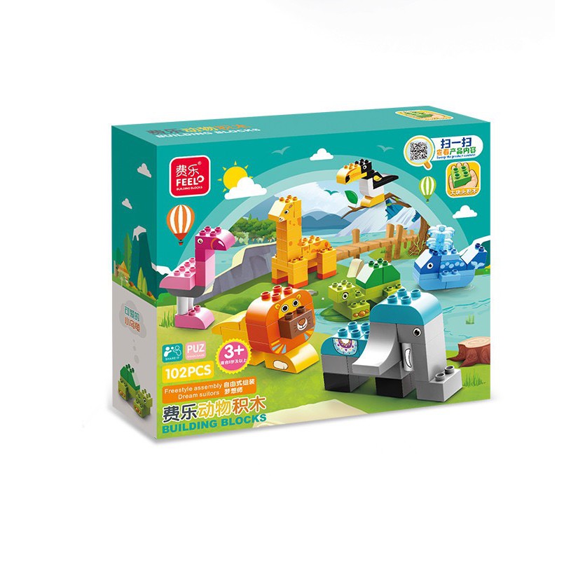 LEGO FEELO XẾP HÌNH THÚ CƯNG CAO CẤP 102 CHI TIẾT