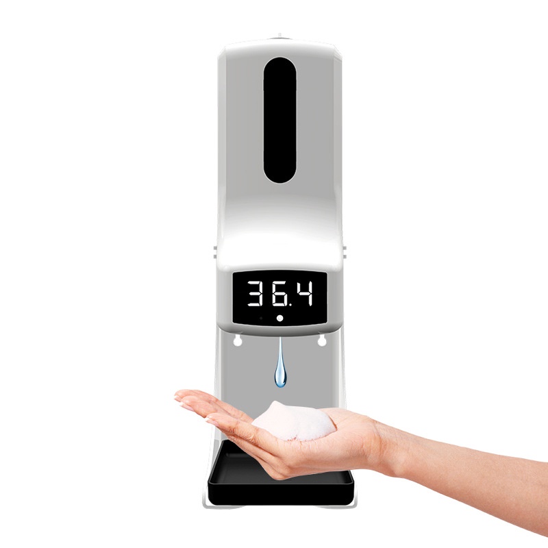 Máy đo thân nhiệt và rửa tay khử khuẩn tự động K9 Pro Plus đảm bảo an toàn mùa dịch