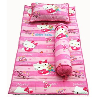 Bộ Nệm Chăn Gối Cho Bé Đi Học Hình Kitty Sleepbaby