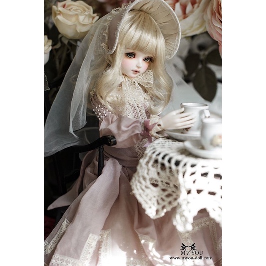 BJD búp bê 4 điểm tiểu thư cao 44cm