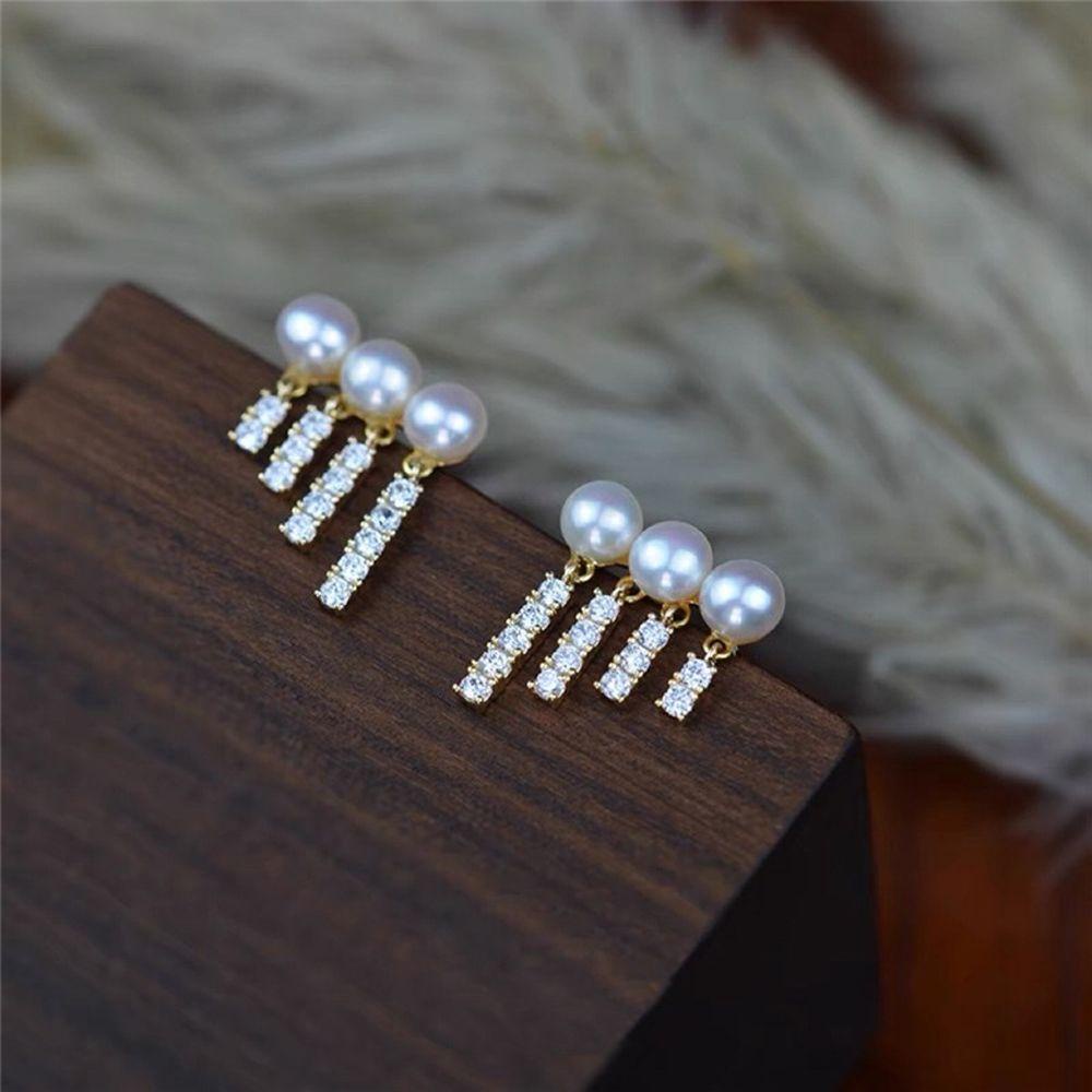 Bông Tai Dáng Dài Thiết Kế Tinh Tế Thời Trang Cho Nữ