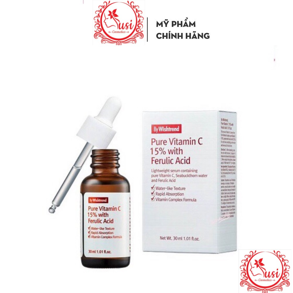 Tinh chất làm sáng da và chống lão hóa By Wishtrend tinh chất Pure Vitamin C 15% with Ferulic Acid 30 ml