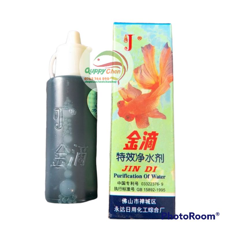 Dung Dịch Làm Trong Nước Cấp Tốc Jin Di Cho Hồ Cá Cảnh