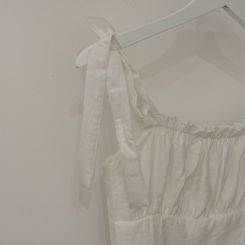 [ ẢNH THẬT CHÍNH CHỦ ] Áo croptop cột dây nơ vai- Cami Top | BigBuy360 - bigbuy360.vn
