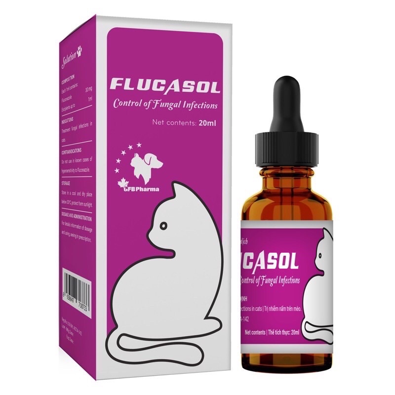 FLUCASOL cho mèo 5ml xuất xứ GFP Pharma Canada