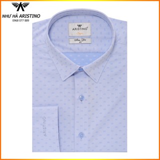Áo Sơ Mi Dài Tay Aristino Als41407 Slim Chất Sợi Sồi còn 43