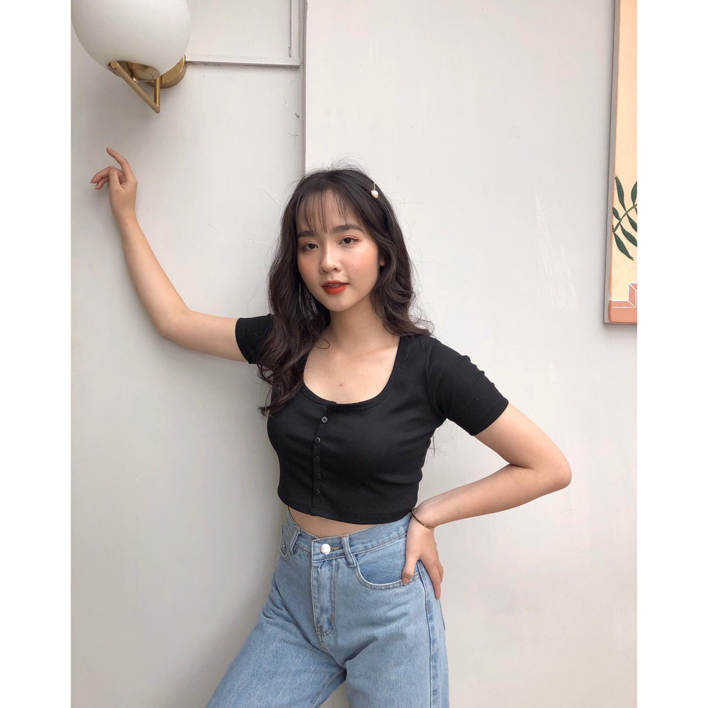 [ Mã WASTAPR giảm 10K đơn 50K] ÁO CROPTOP LEN TĂM CÚC DỌC 6 MÀU LOẠI MỚI - CROPTOP CÚC NGỰC TÍM XANH MINT HOT | BigBuy360 - bigbuy360.vn