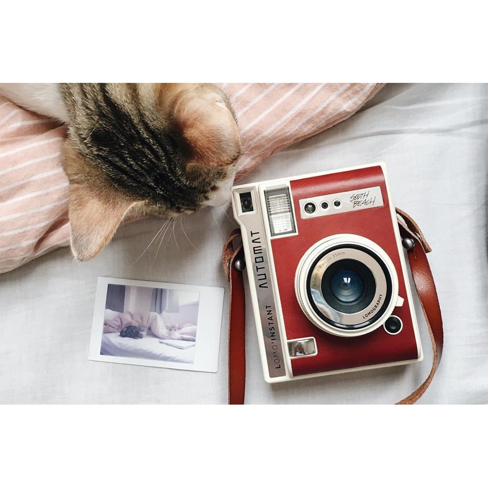 Máy ảnh dùng film Instax Lomography Lomo Instant AUTOMAT South Beach (màu đỏ) - thương hiệu Lomography đến từ Áo