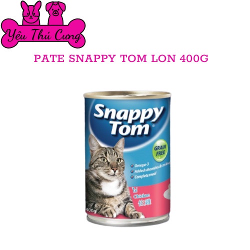 PATE LON SNAPPY TOM 400g-YÊU THÚ CƯNG