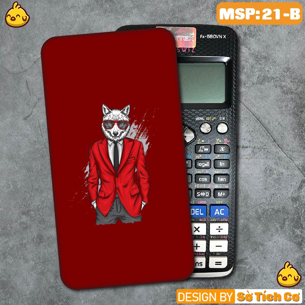 Miếng decal dán máy tính casio vinacal FX500 FX570 FX580 - 570ES 570EX 680EX hình Red Cool MSP: MT21