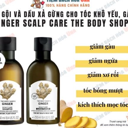 Dầu Gội The Body Shop Ginger Shampoo - 250ml