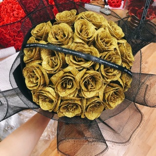 Bó hoa sáp nhũ 20 bông - Quà tặng xinh đẹp <3