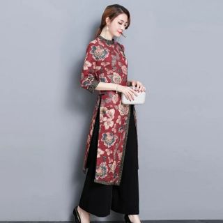 Sét váy áo sườn xám ( Hàng order ) hagauorder