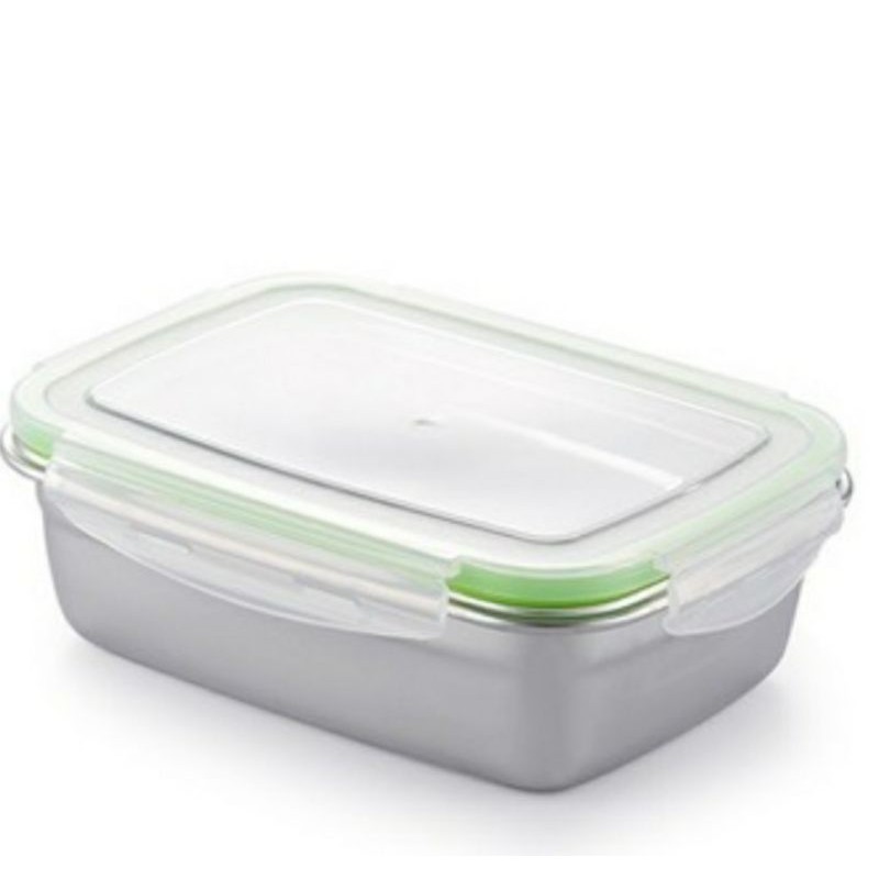 Khay inox nắp nhựa