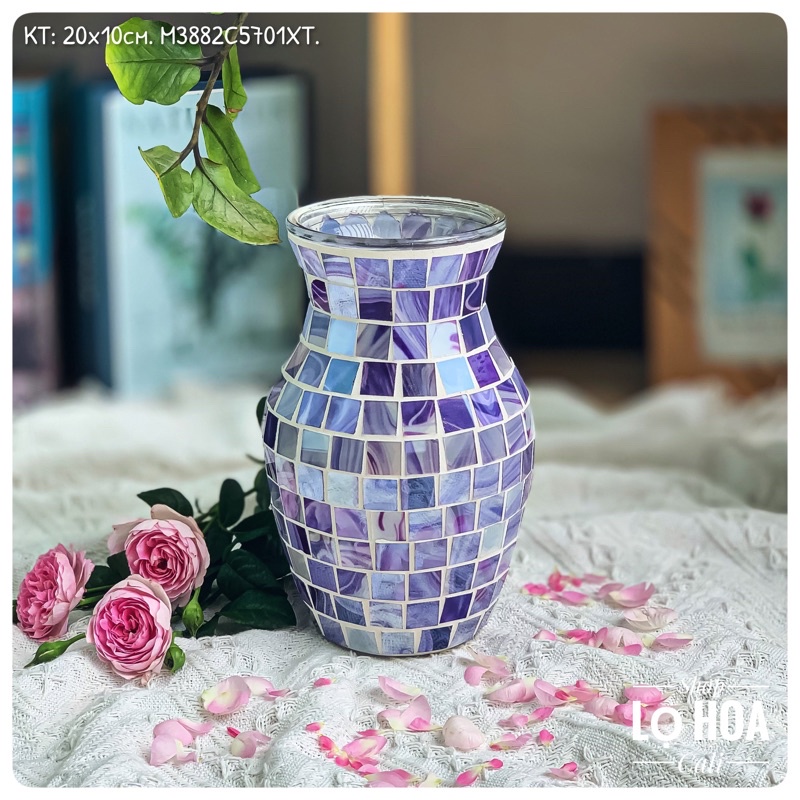 Bình hoa thuỷ tinh phong cách Bắc Âu