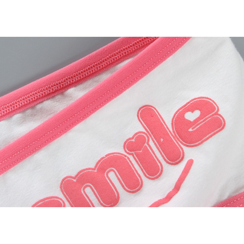 Quần Lót Cotton Bé Gái SMILE  Ngang Eo ( Q089 ).