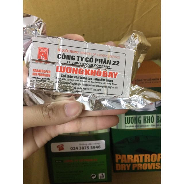 LƯƠNG KHÔ BAY QUÂN ĐỘI (10 phong -1kg) | BigBuy360 - bigbuy360.vn