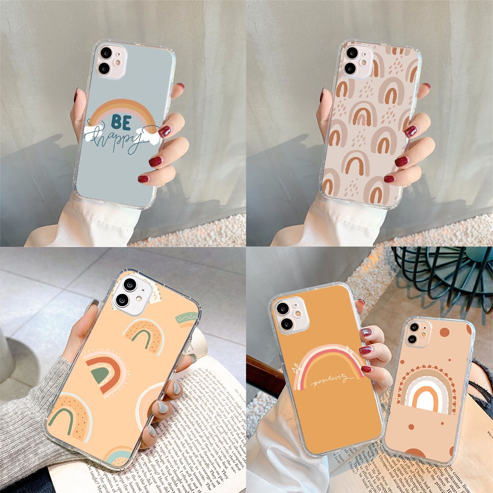 Ốp Điện Thoại Silicone TPU Mềm Họa Tiết Cầu Vồng Cho ASUS ZenFone 4S Shot 5 M2 5Z 4 Live Pegasus M1 Pro Plus Selfie Max Lite ML-30