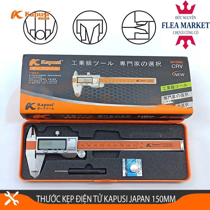 THƯỚC KẸP ĐIỆN TỬ KAPUSI JAPAN