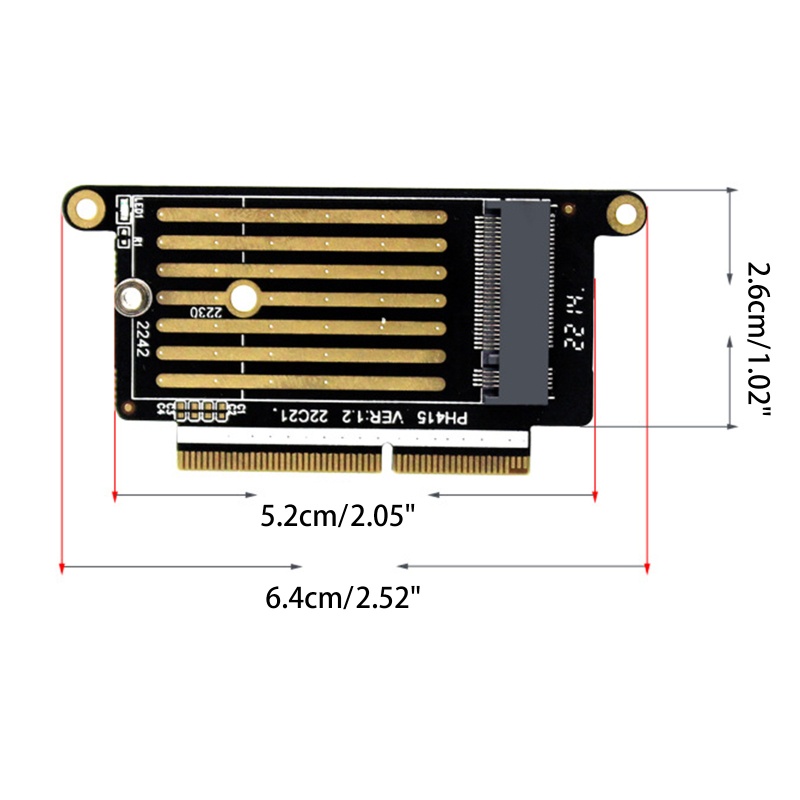 Bộ Chuyển Đổi Khe Cắm M2 NVMe SSD NGFF Cho M Sang A1708 SSD Pro A1708 2017 2016 M 2 NVMe to A1708 SSD