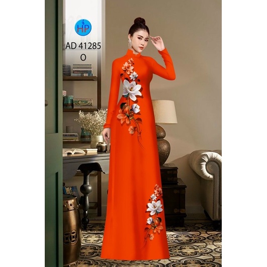 Vải áo dài hoa eo