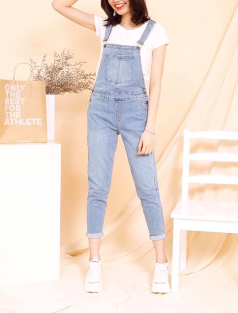 [HÀNG VNXK] Yếm bò chất jean vải xuất dư VNXK [Ảnh thật_ Có video đính kèm] | BigBuy360 - bigbuy360.vn