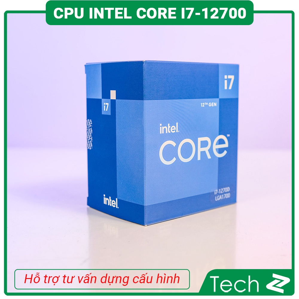 CPU Intel Core i7 12700 Box Chính Hãng Bảo Hành 3 Năm
