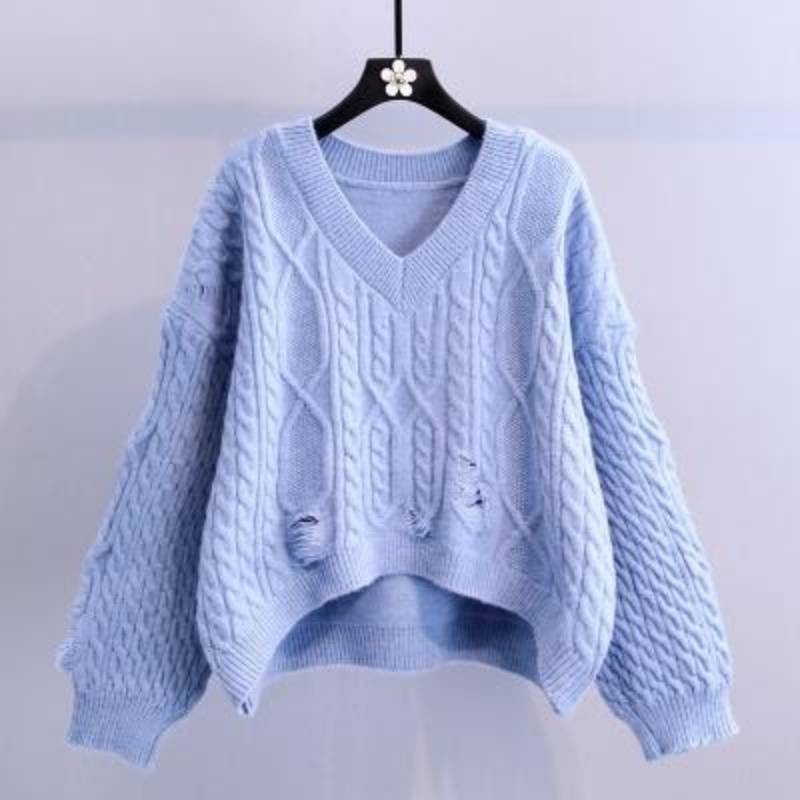 Áo Sweater Dáng Rộng Thiết Kế Mới Thời Trang Dành Cho Mùa Thu