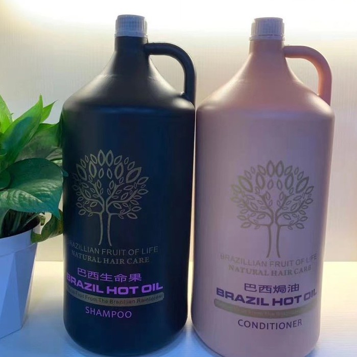 Dầu gội cặp xả gội brazil hot oil 5kg phục hồi tóc hư tổn, siêu mềm mượt, giữ hương lâu sản phẩm chính hãng