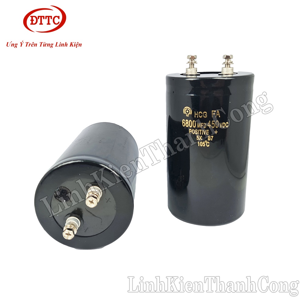 Tụ HITACHI 6800uF 450V (75x130mm)