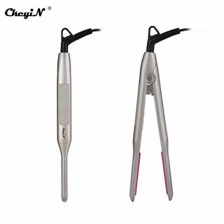 Máy duỗi và uốn tóc CkeyiN 2 trong 1 tùy chỉnh nhiệt độ chuyên dụng làm đẹp cho nam nữ