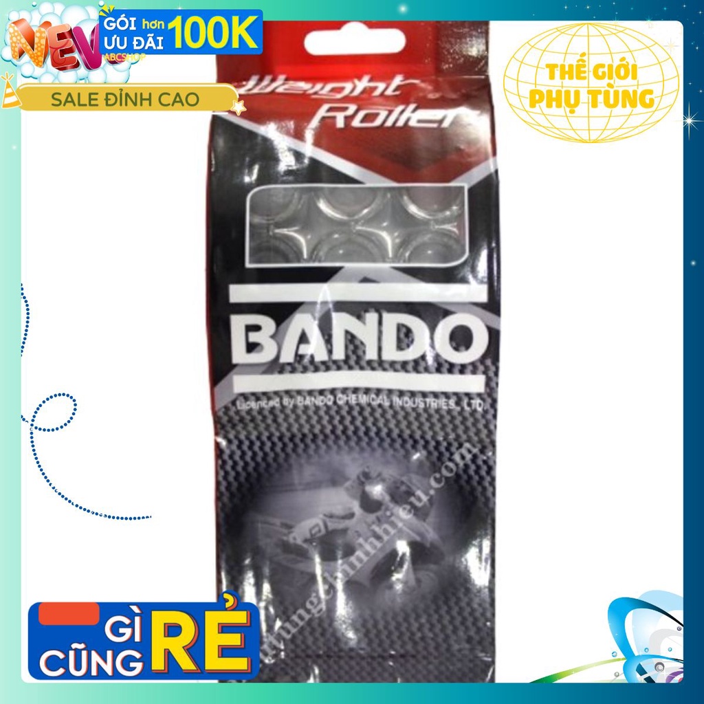 Bi Bando cho SH Việt 150 PCX 150, AB125 Vespa Liberty 3v con lăn côn nồi AirBlade Honda Air Blade vn ly hợp shvn 18g gam
