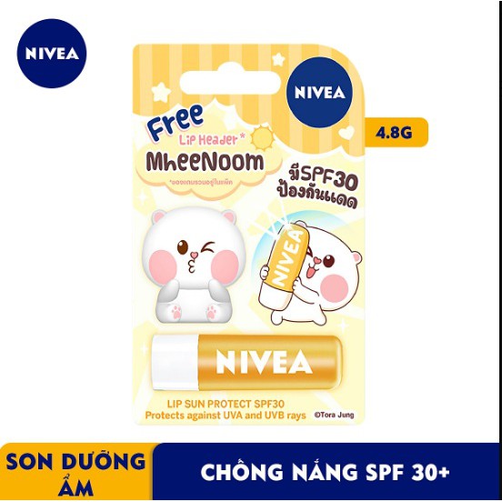 Son Dưỡng Môi Chống Nắng Nivea Lip Sun Protect SPF30 kèm ốp (Thái Lan)