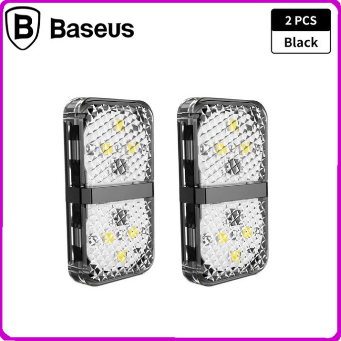 Bộ 2 đèn cảnh báo mở cửa tự động dùng cho xe ô tô nhãn hiệu Baseus CRFZD-01 - HÀNG CHÍNH HÃNG
