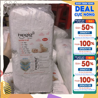 GÓI TẢ/BỈM QUẦN HIPGIG A HÀNG LOẠI 1 SIZE M L XL XXL XXXL 4X 100 MIẾNG