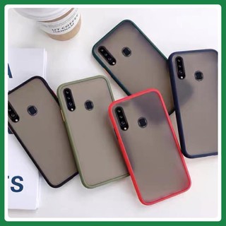 [Freeship] Ốp lưng trong nhám Samsung Galaxy A10s / A20s viền dẻo màu chống sốc