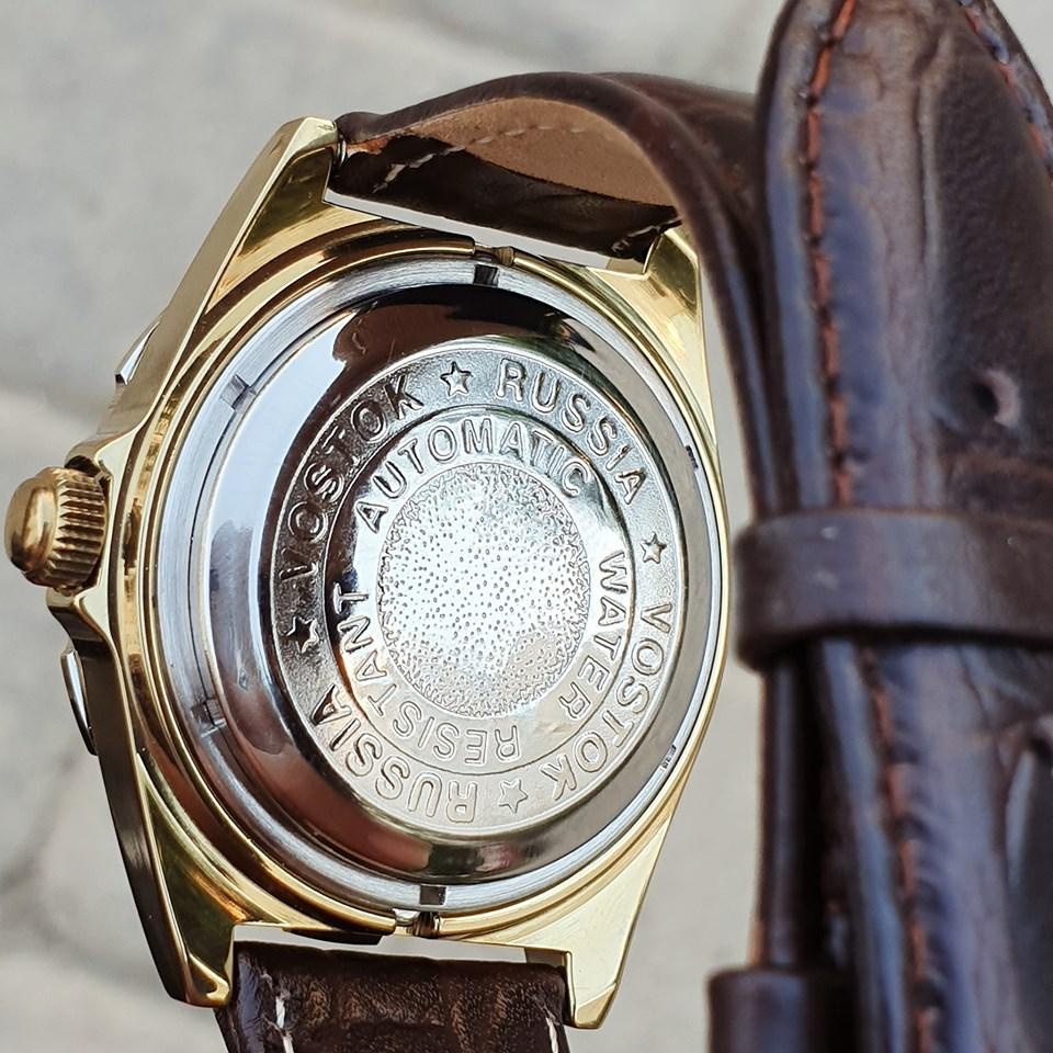 Đồng hồ Nga Vostok Partner 259191. Đồng hồ nam Vostok máy cơ Automatic, size mặt 40, chống nước 3 ATM