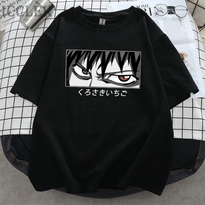 HOT🔥 Áo Phông Anime Bleach Ichigo Kurosaki Eyes  manga mẫu mới