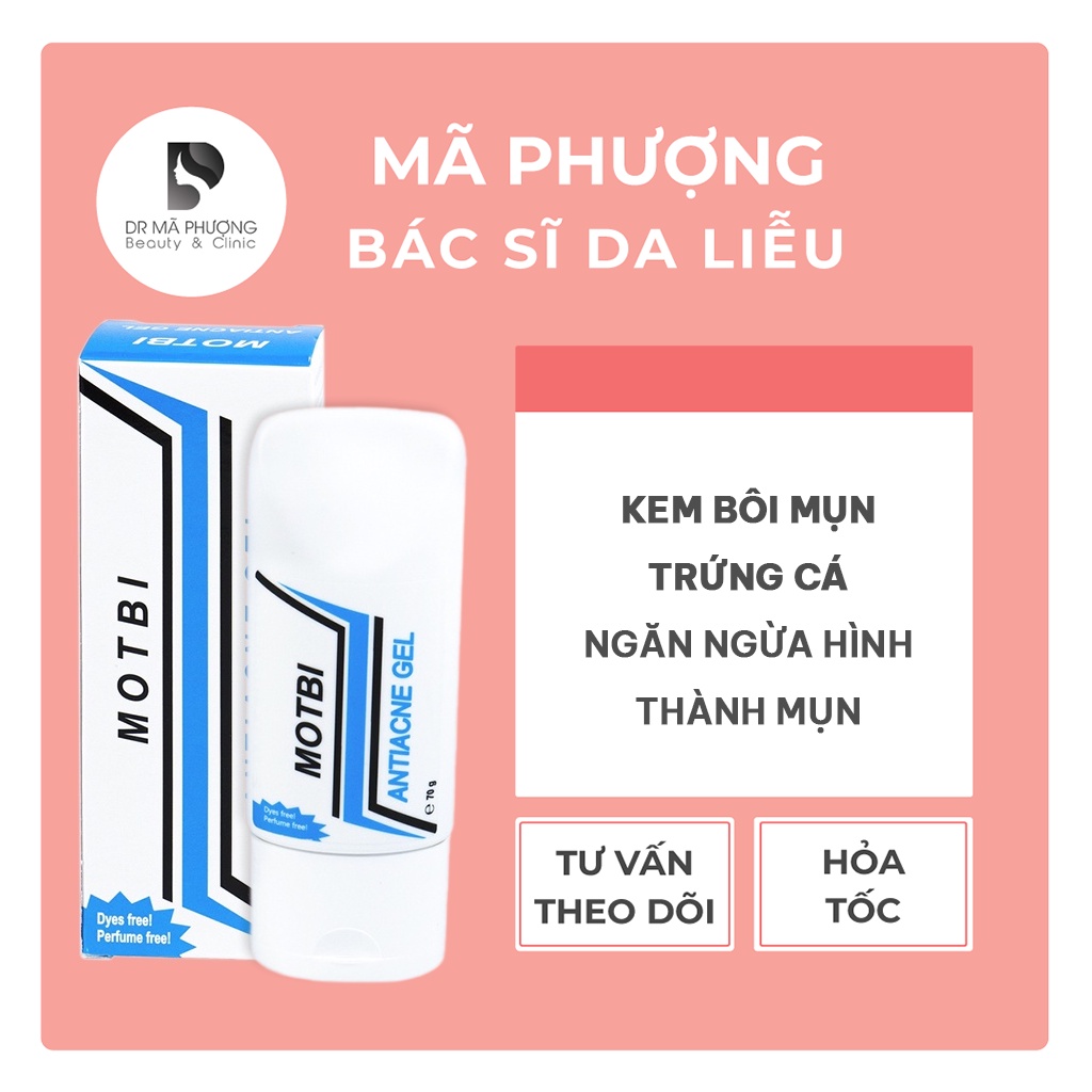 MOTBI CREAM kem bôi mụn trứng cá 70g