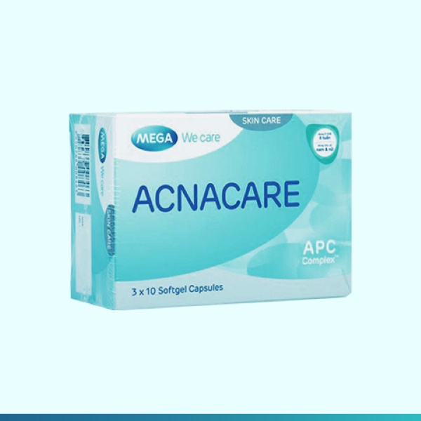 Viên uống ACNACARE dành cho da dầu – giảm tiết bã nhờn, hỗ trợ trị mụn