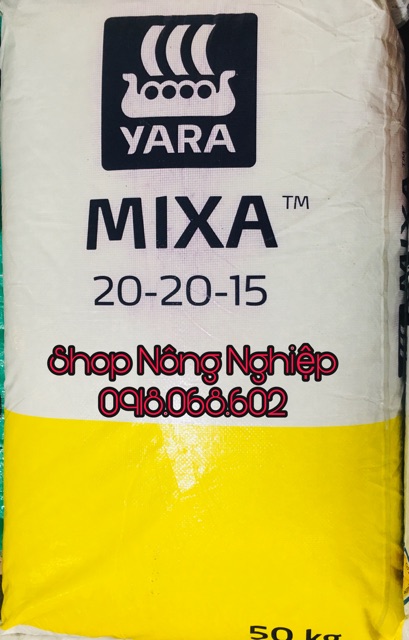 Phân bón Yara Mixa 20-20-15 cho mọi giai đoạn cây trồng 1kg