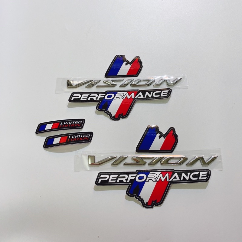 Decal tem sọc cờ ý chữ Performance size 16.5x10cm cao cấp dán xe máy, ô tô, mũ bảo hiểm chống thấm nước, chống bay màu