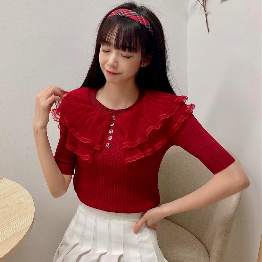 Áo Dệt Kim Phong Cách Hàn Quốc 3797 X | BigBuy360 - bigbuy360.vn